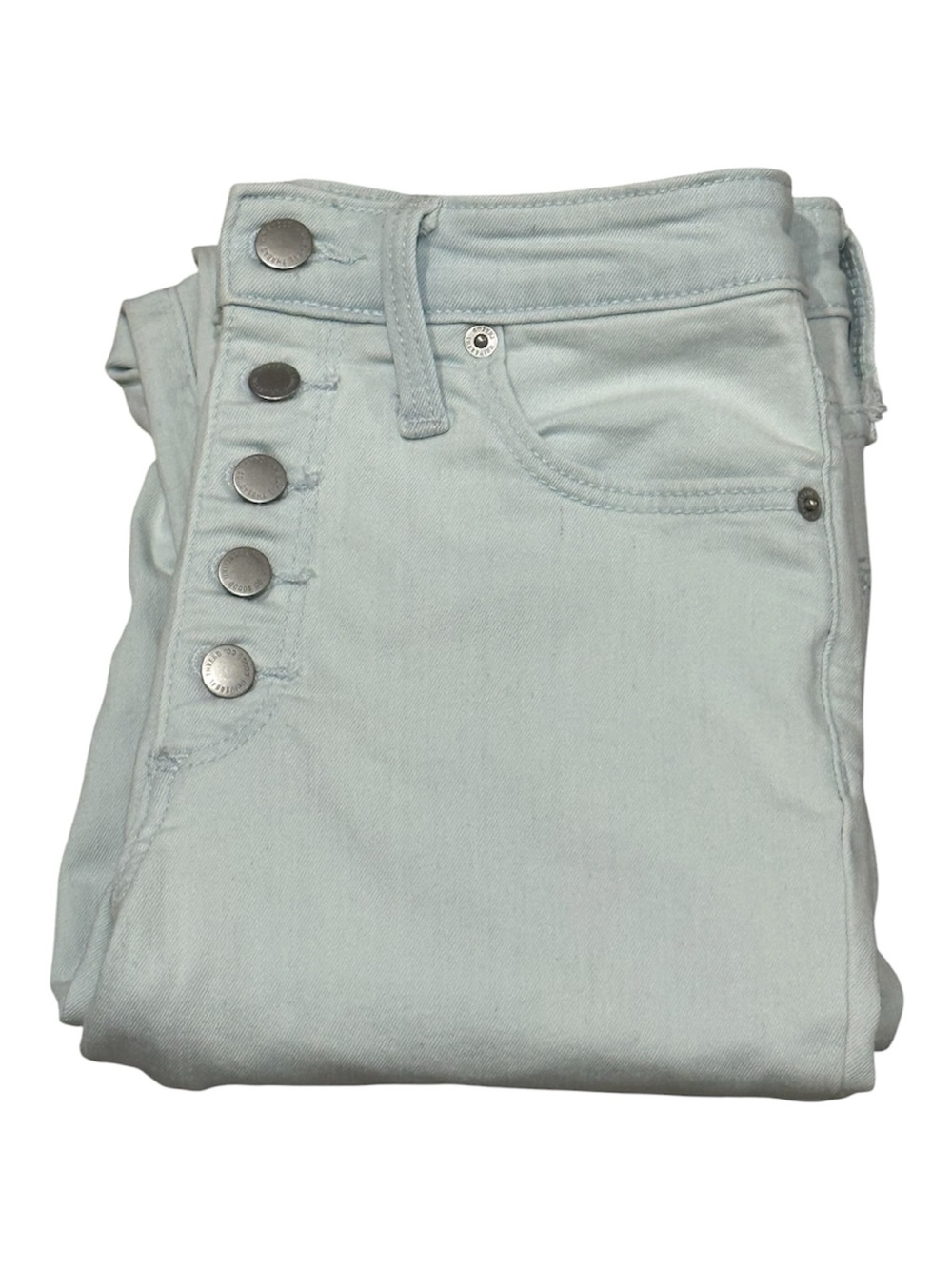 Universal Thread High-Rise Button-Fly Jeans in Light Blue